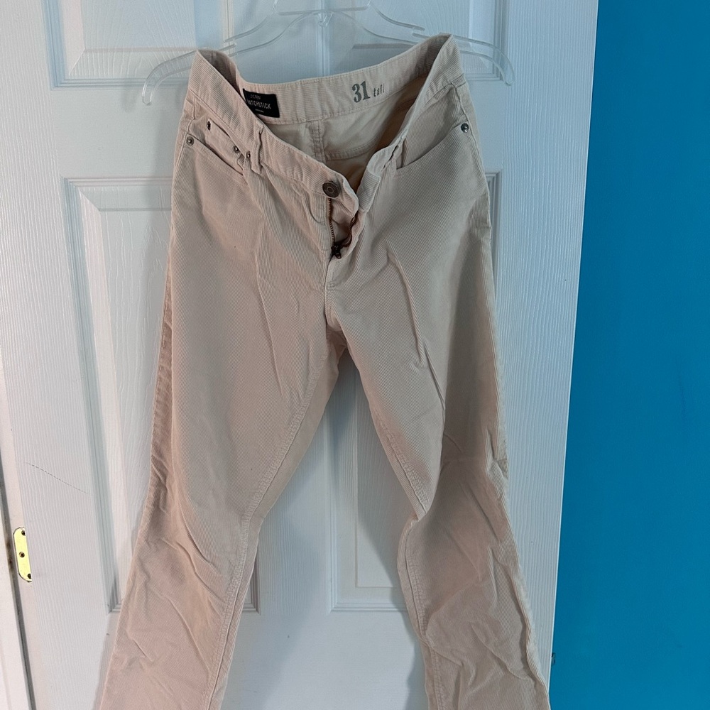 J.Crew Matchstick corduroy pants